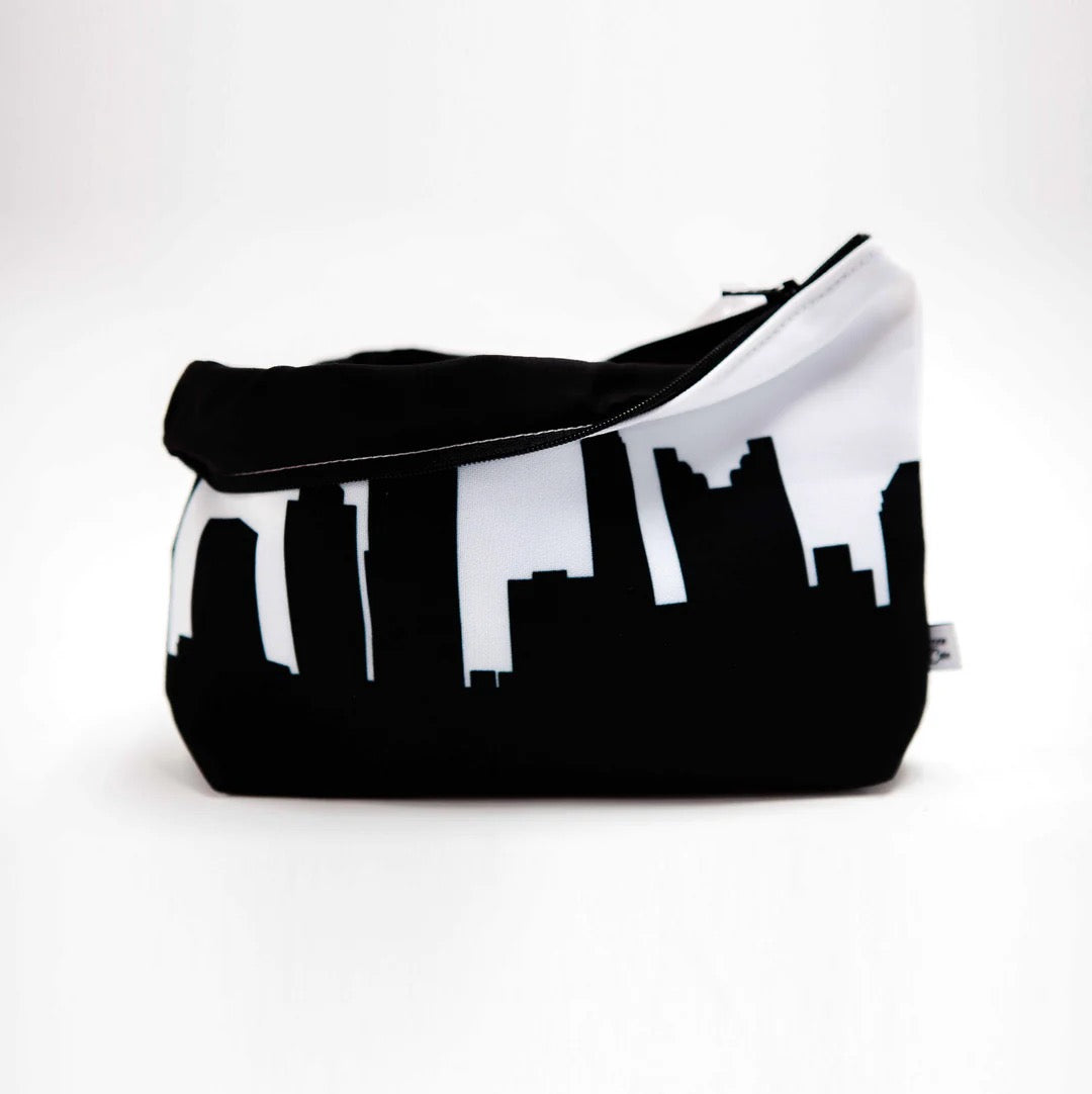 State College PA (Penn State University) Skyline Cosmetic Makeup Bag