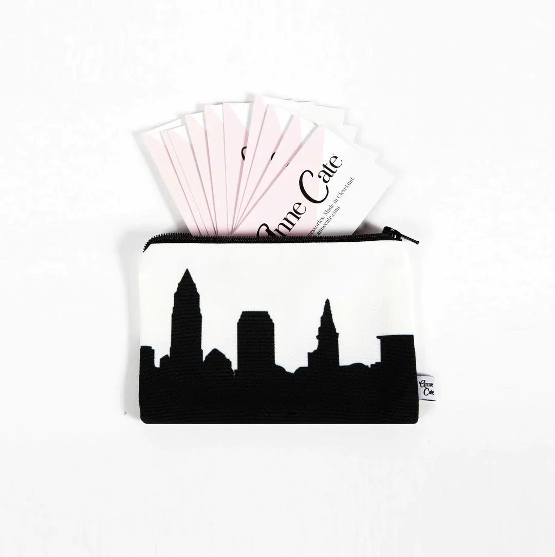 South Bend IN (University of Notre Dame) Skyline Canvas Mini Purse
