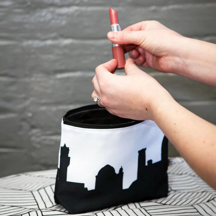 Oxford MS (University of Mississippi) Skyline Cosmetic Makeup Bag