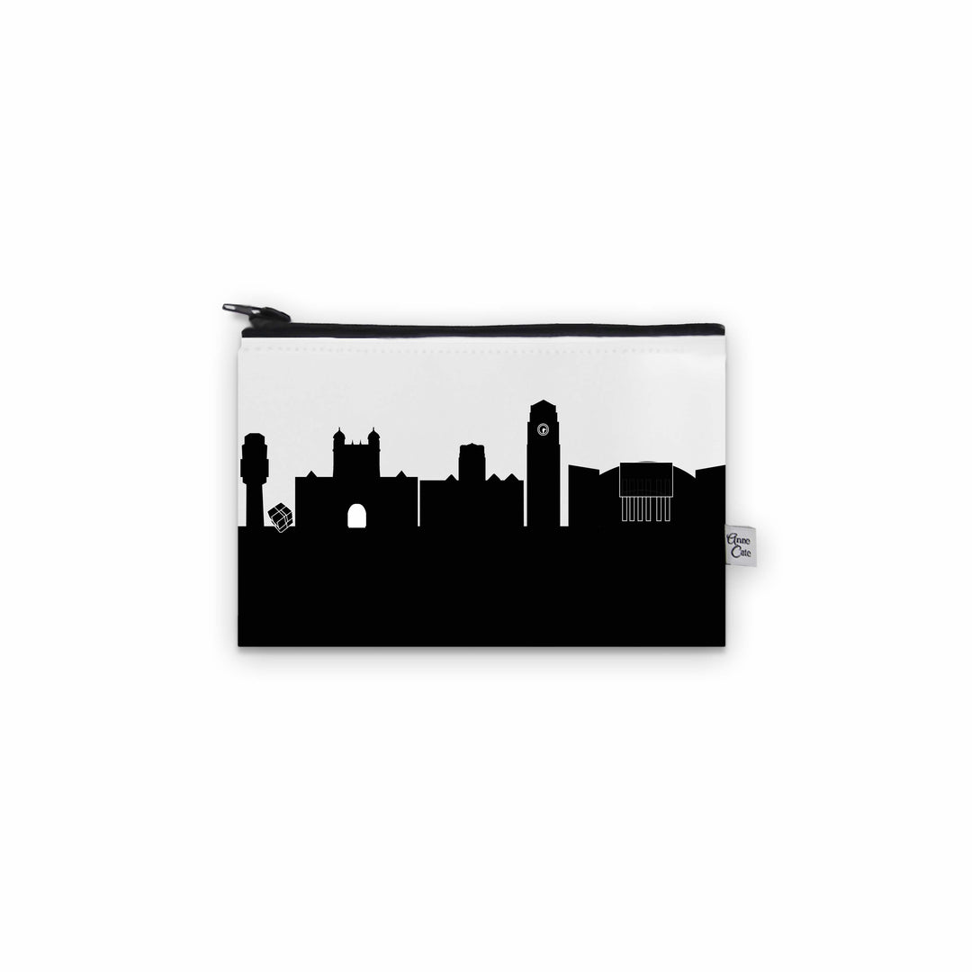 Ann Arbor MI (University of Michigan) Skyline Canvas Mini Purse