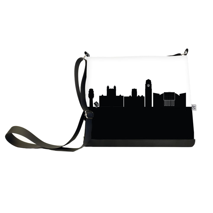 Ann Arbor MI (University of Michigan) Skyline Crossbody Bag