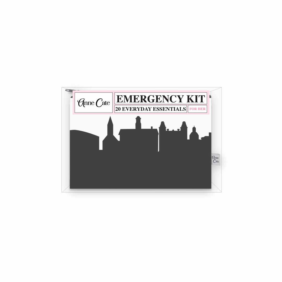 Athens OH (Ohio University) Skyline Mini Wallet Emergency Kit - For Her