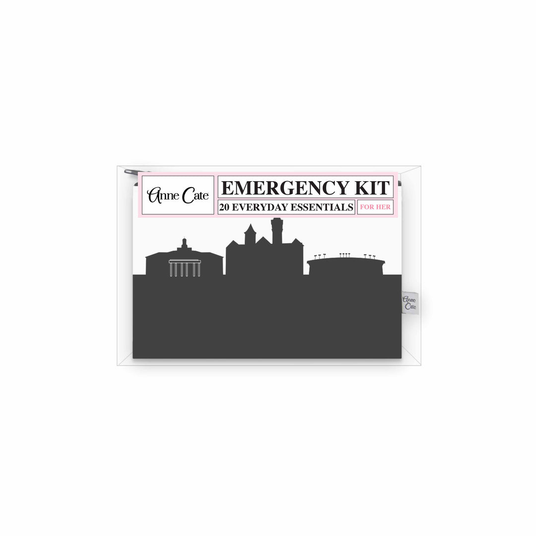 Auburn AL (Auburn University) Skyline Mini Wallet Emergency Kit - For Her