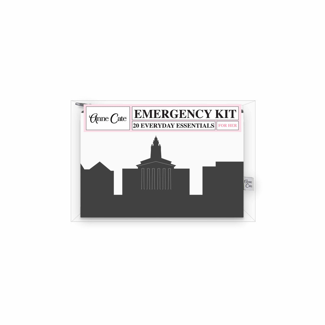 Granville OH (Denison University) Skyline Mini Wallet Emergency Kit - For Her