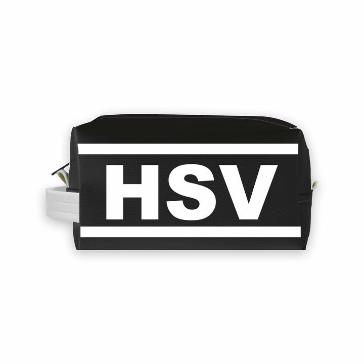 HSV (Huntsville) City Abbreviation Travel Dopp Kit Toiletry Bag