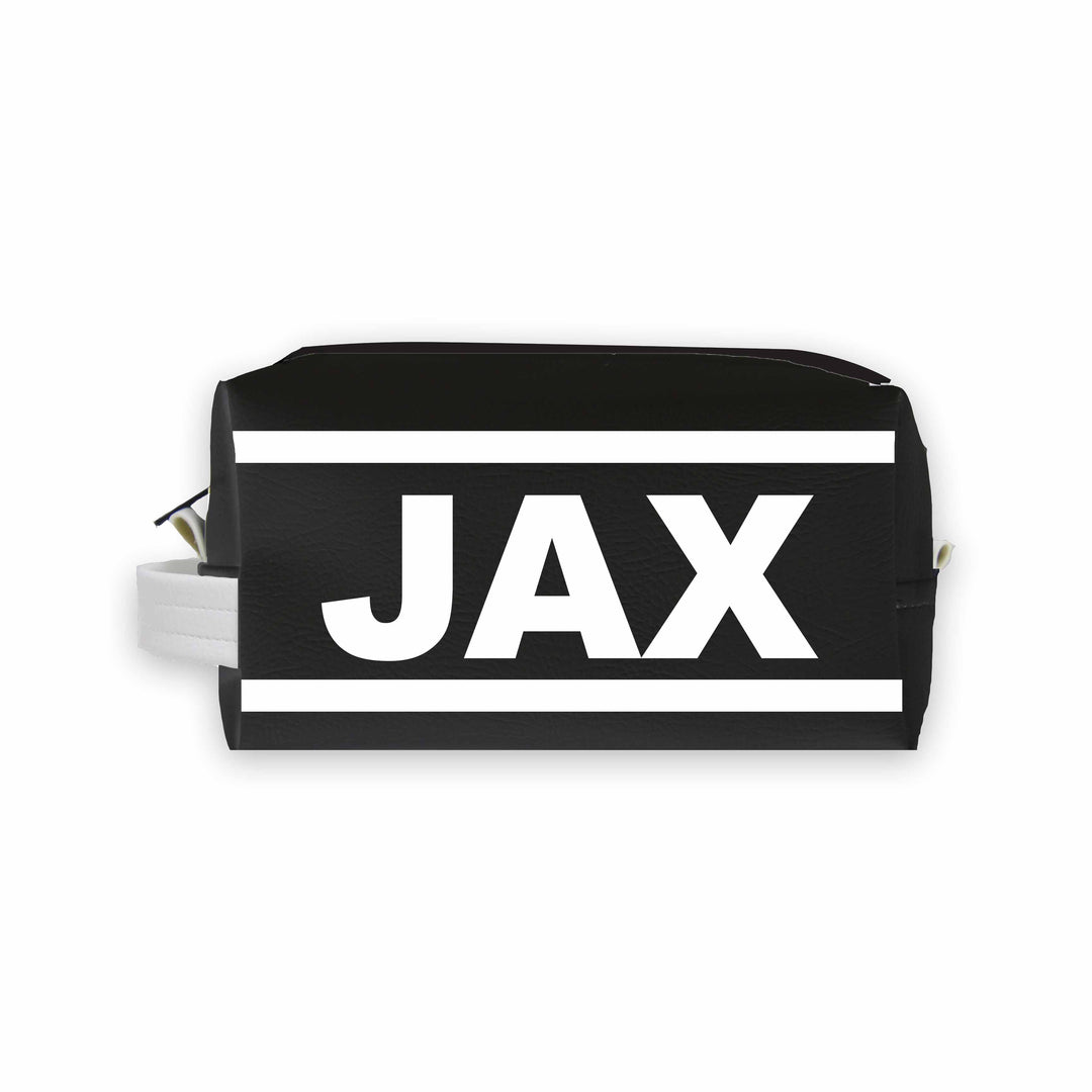JAX (Jacksonville) City Abbreviation Travel Dopp Kit Toiletry Bag