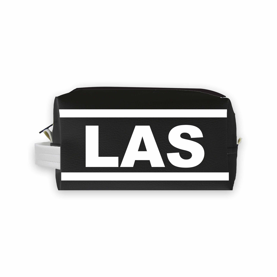 LAS (Las Vegas) City Abbreviation Travel Dopp Kit Toiletry Bag