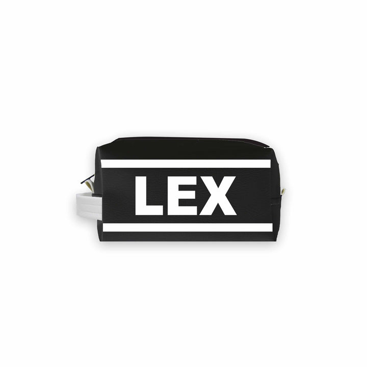 LEX (Lexington) City Abbreviation Travel Dopp Kit Toiletry Bag