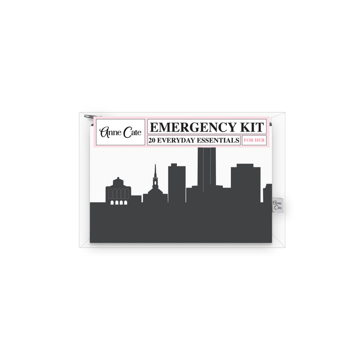 Lexington KY (University of Kentucky) Skyline Mini Wallet Emergency Kit - For Her