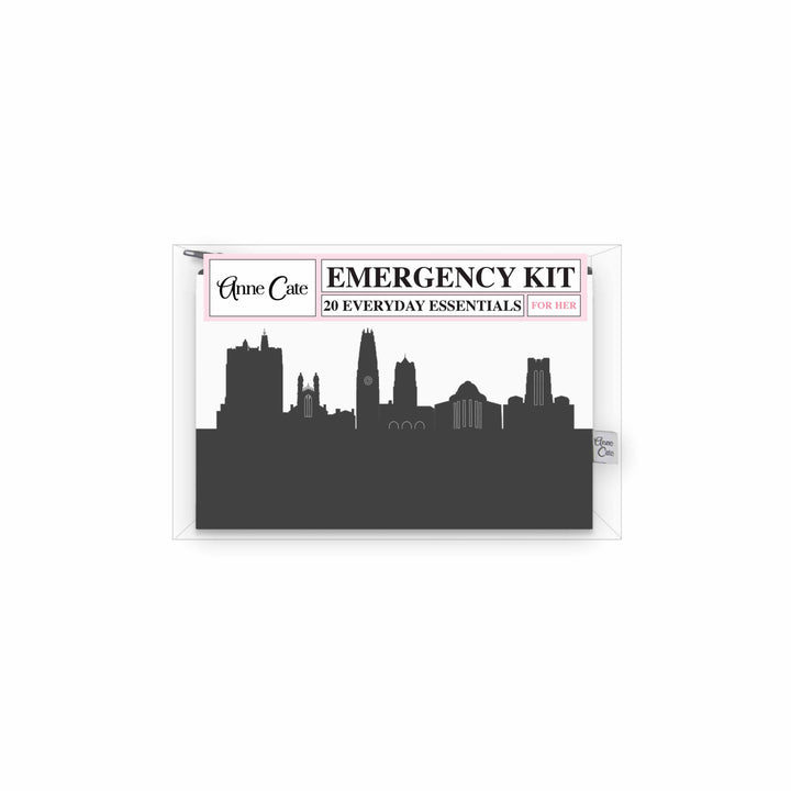 New Haven CT (Yale University) Skyline Mini Wallet Emergency Kit - For Her
