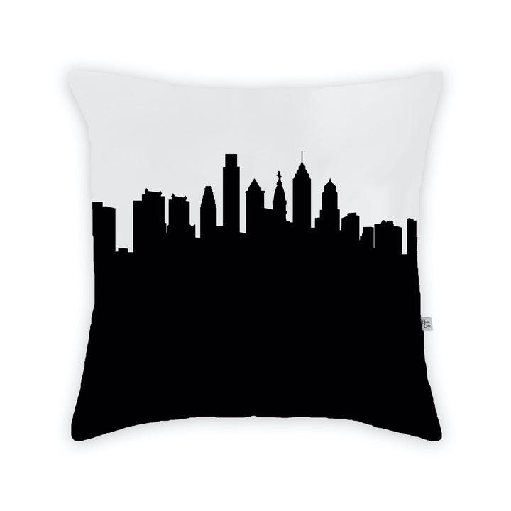 Philadelphia PA Skyline Large Throw Pillow