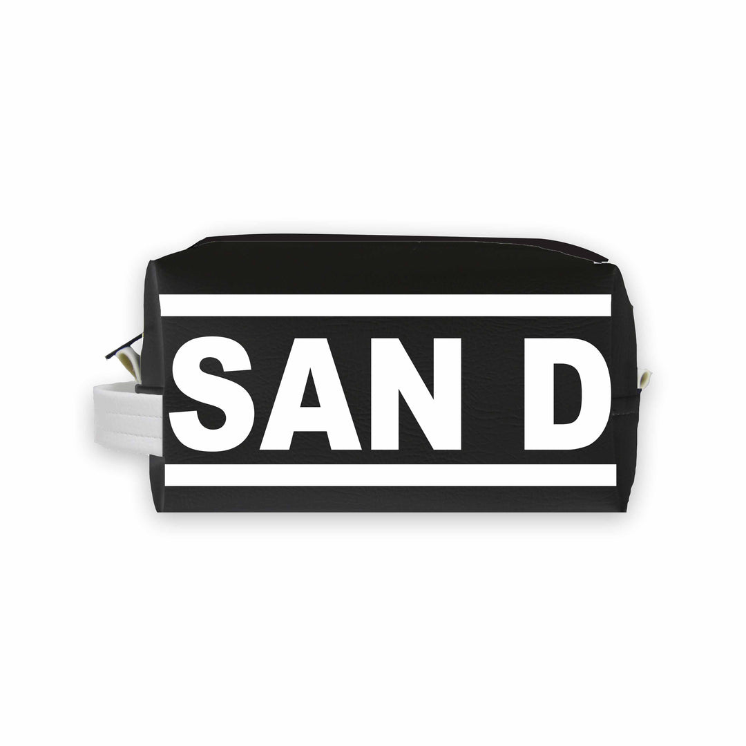 SAN D (San Diego) City Abbreviation Travel Dopp Kit Toiletry Bag