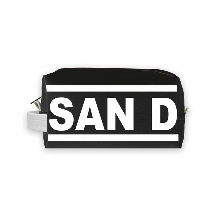 SAN D (San Diego) City Abbreviation Travel Dopp Kit Toiletry Bag