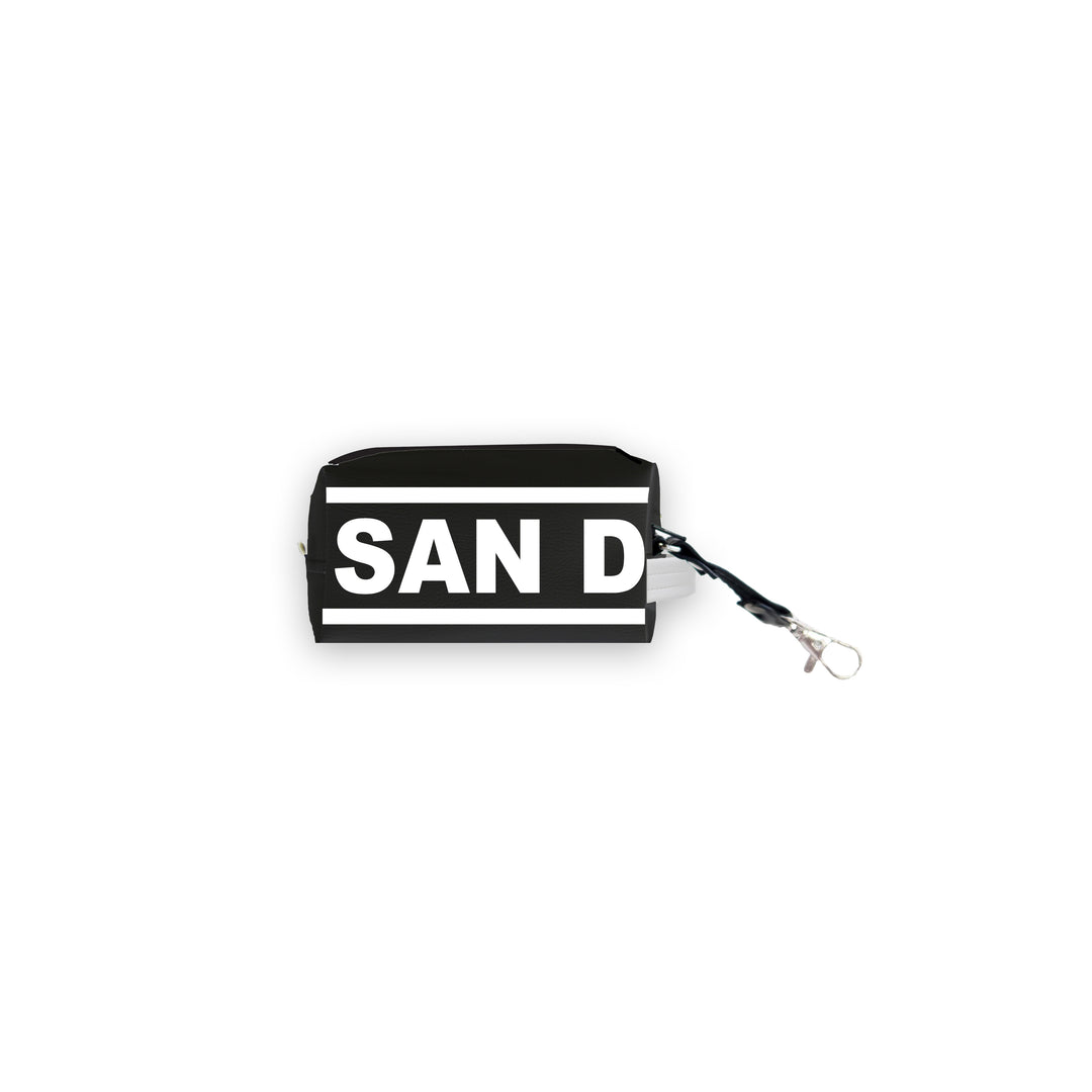 SAN D (San Diego) City Abbreviation Multi-Use Mini Bag Keychain