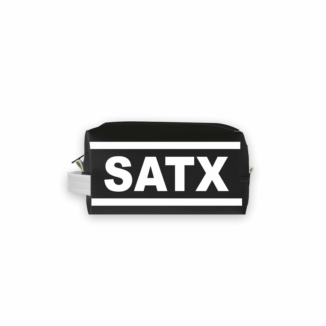 SATX (San Antonio) City Abbreviation Travel Dopp Kit Toiletry Bag