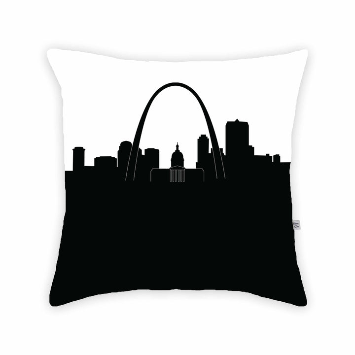 St. Louis MO Skyline Large Throw Pillow