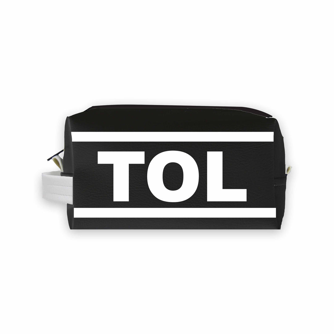 TOL (Toledo) City Abbreviation Travel Dopp Kit Toiletry Bag