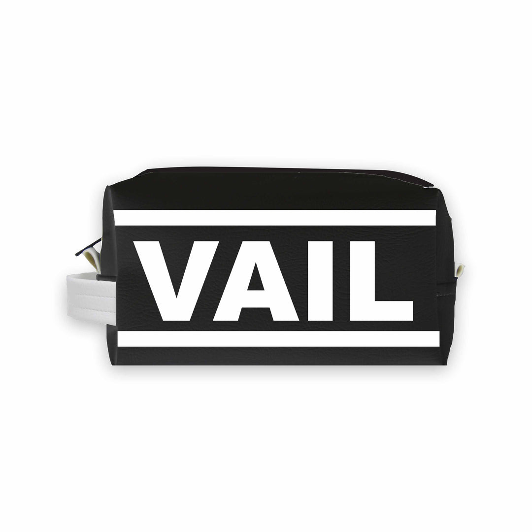 VAIL City Abbreviation Travel Dopp Kit Toiletry Bag