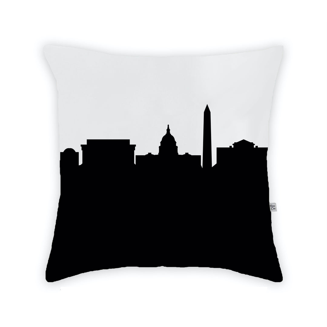 Washington D.C. Skyline Large Throw Pillow