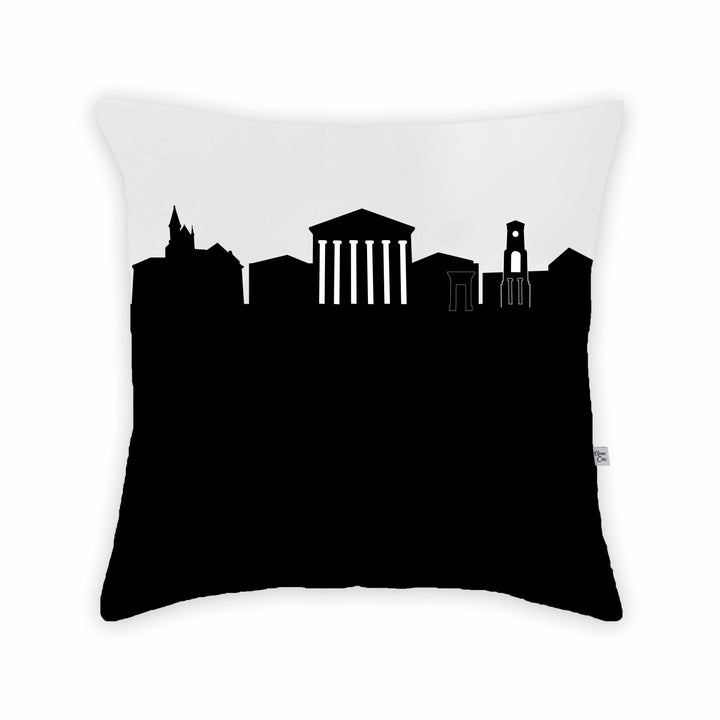 Oxford MS (University of Mississippi) Skyline Large Throw Pillow