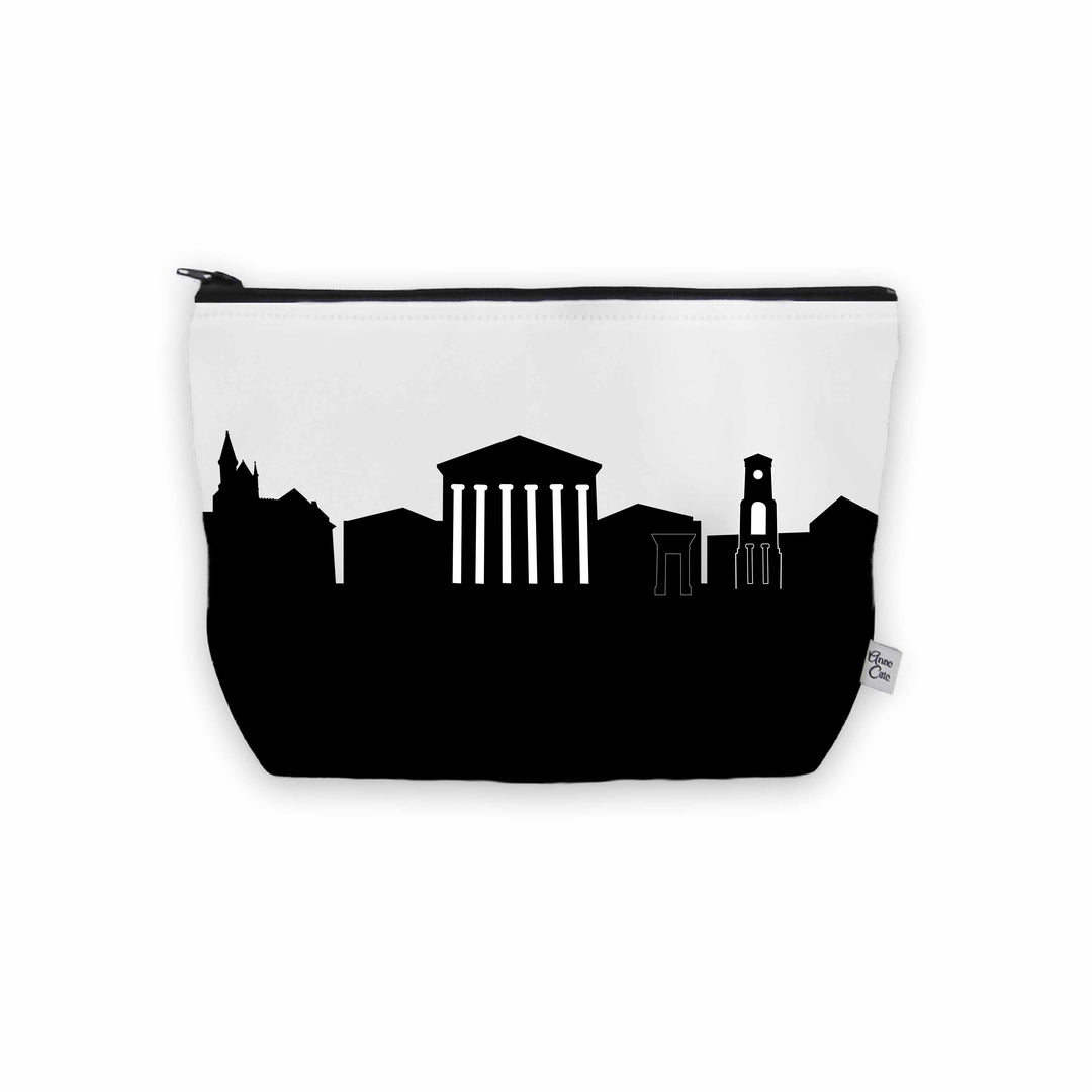 Oxford MS (University of Mississippi) Skyline Cosmetic Makeup Bag