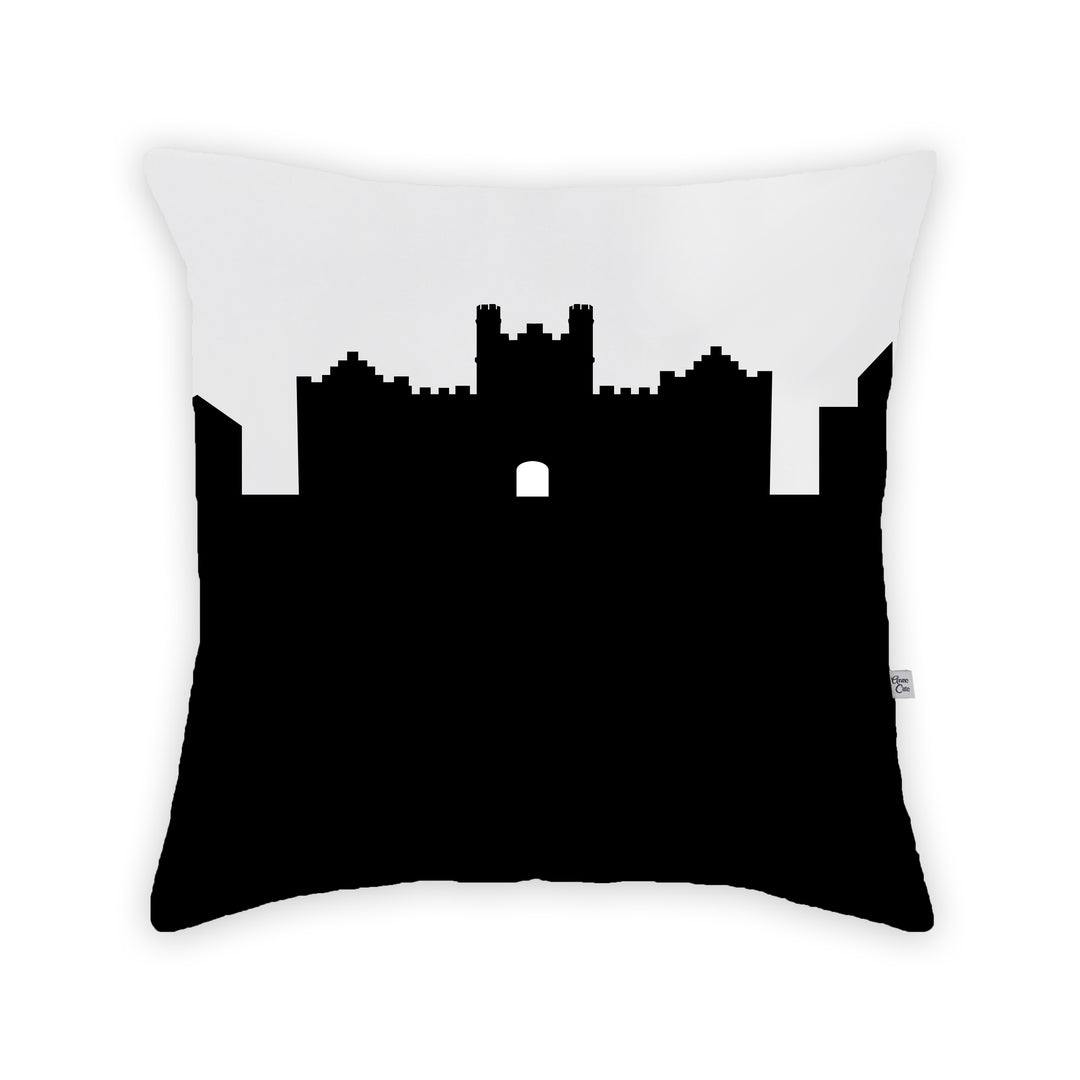 Wooster OH (College of Wooster) Skyline Large Throw Pillow