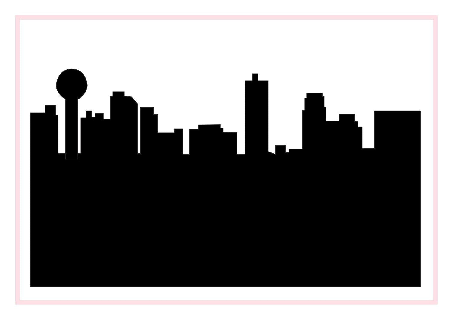 Knoxville Tennessee-Anne Cate-Skyline Silhouette Purses, Pillows, and Gifts