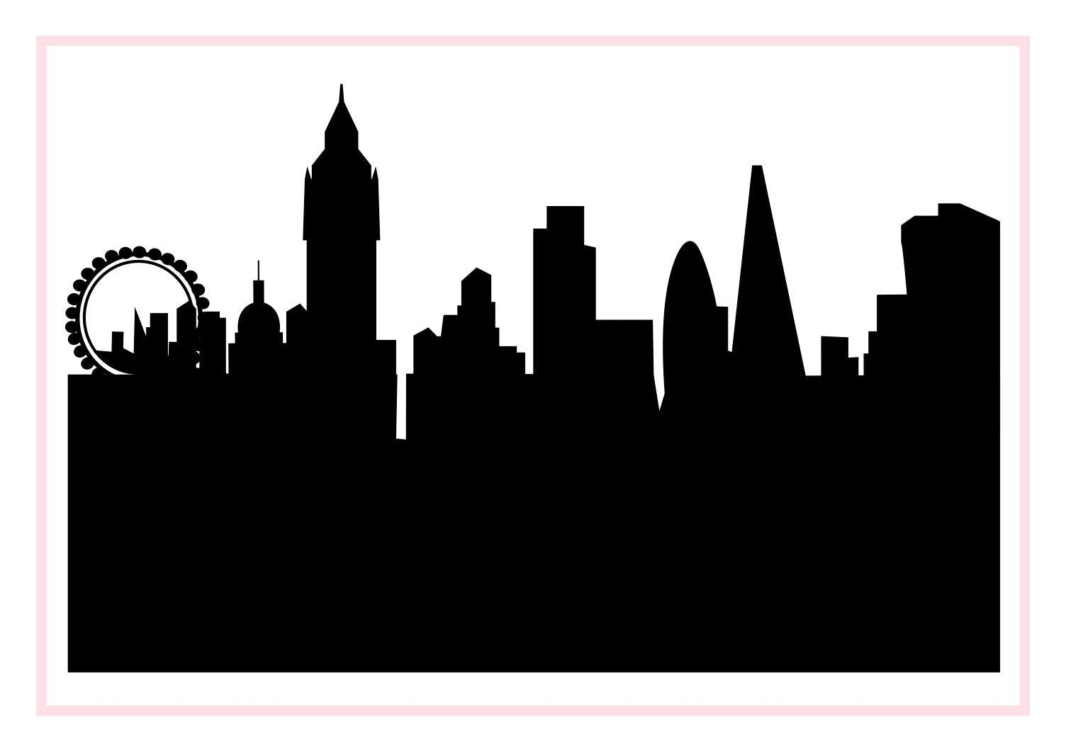 London England-Anne Cate-Skyline Silhouette Purses, Pillows, and Gifts