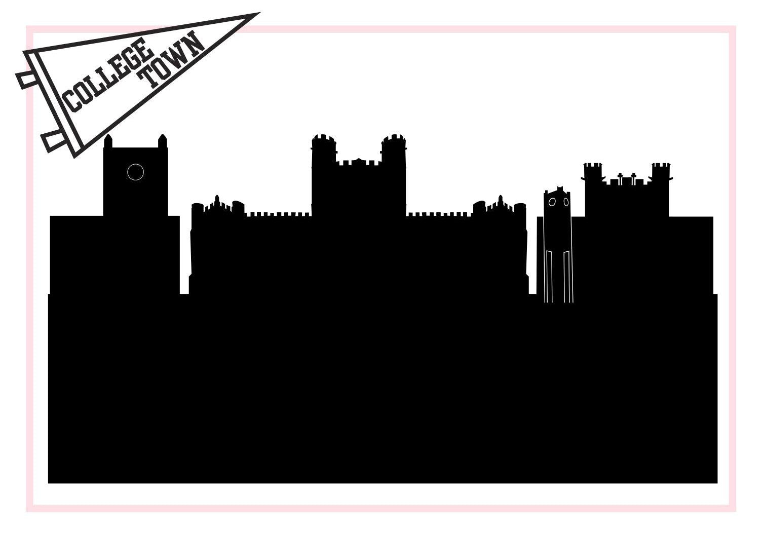 Norman Oklahoma (University of Oklahoma)-Anne Cate-Skyline Silhouette Purses, Pillows, and Gifts