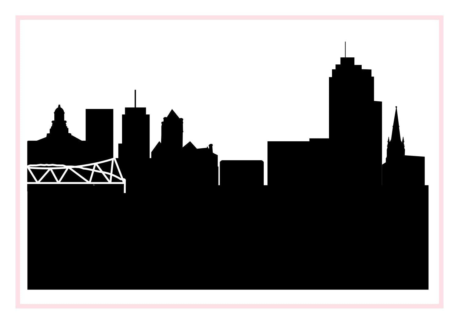 Syracuse New York-Anne Cate-Skyline Silhouette Purses, Pillows, and Gifts