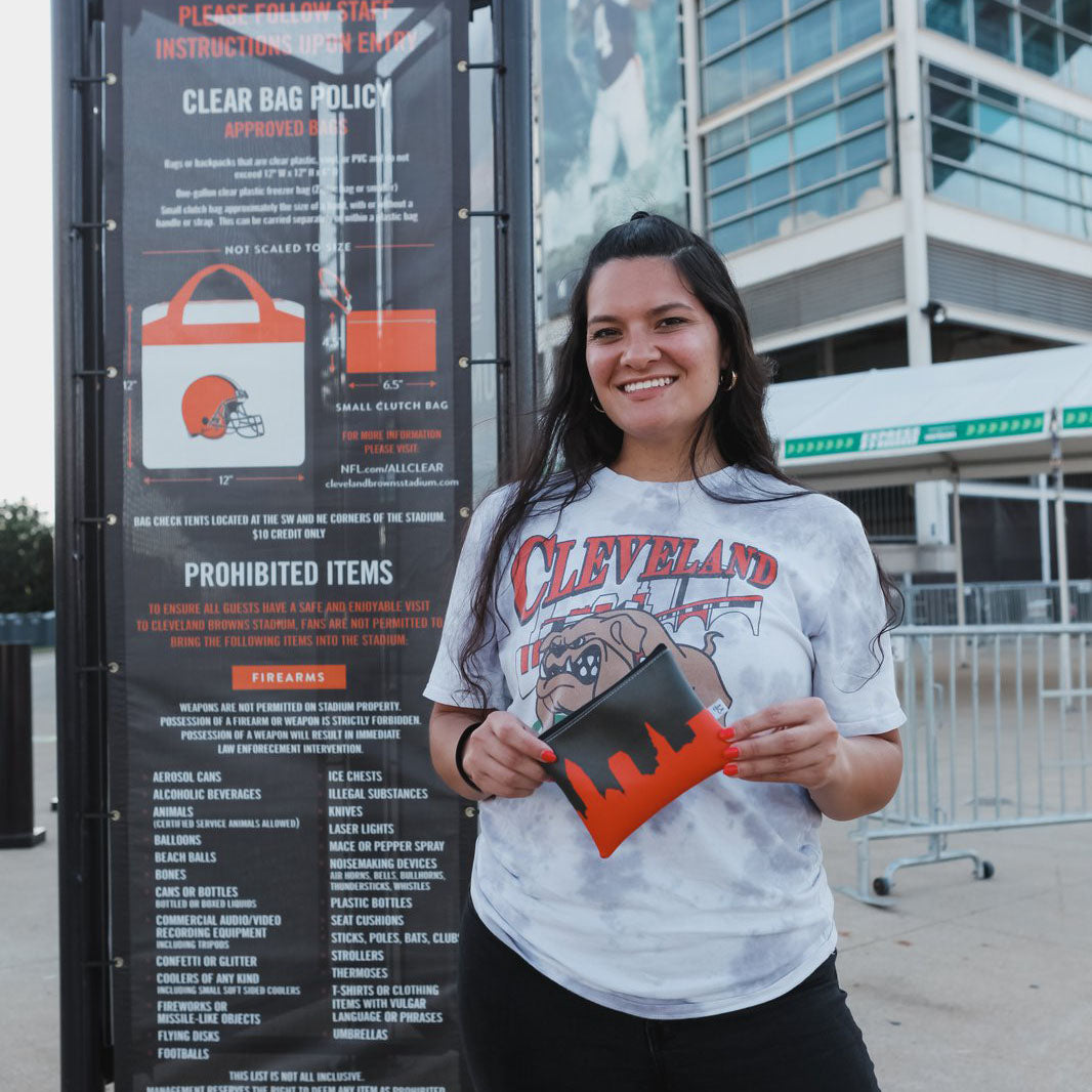 Akron OH Skyline Game Day Wristlet - Stadium Approved