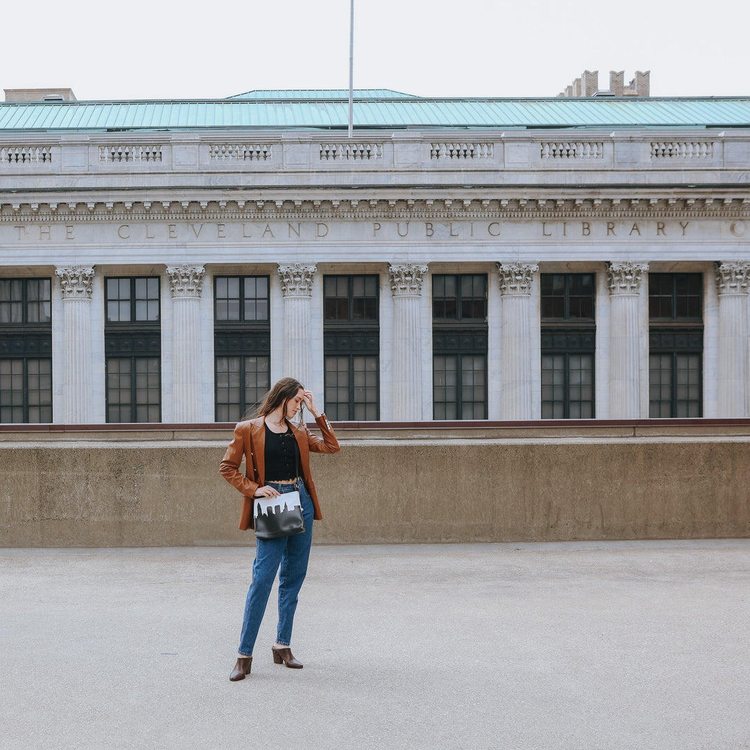 Middle Bass Island OH Skyline Crossbody Bag