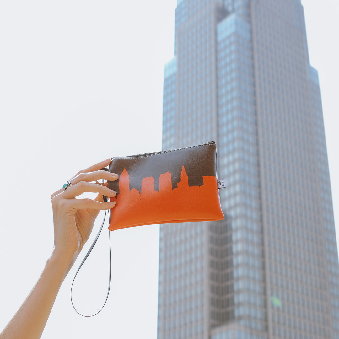 Akron OH Skyline Game Day Wristlet - Stadium Approved