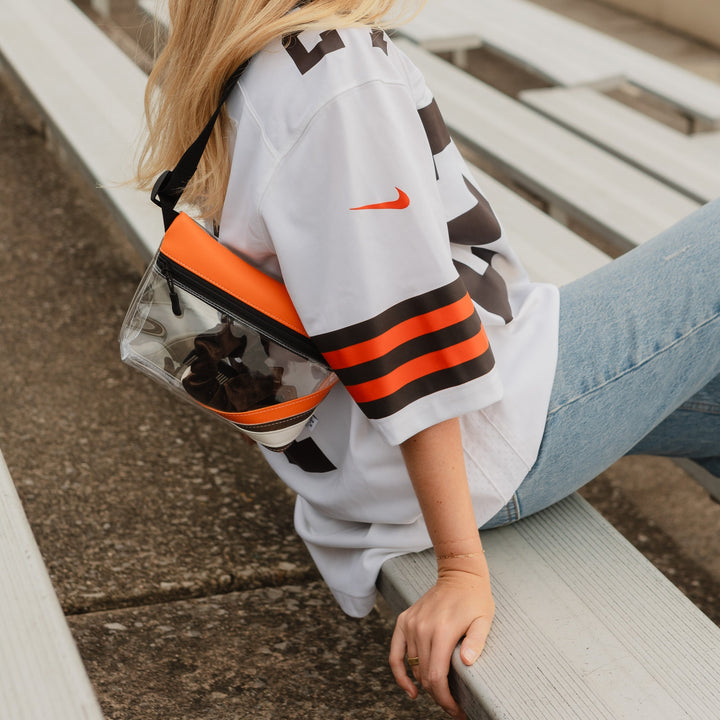 Texas A &M Clear Stripe Game Day Fanny Pack