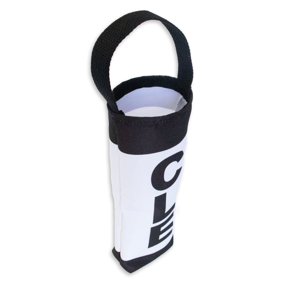 CHI (Chicago) City Abbreviation Canvas Wine Tote