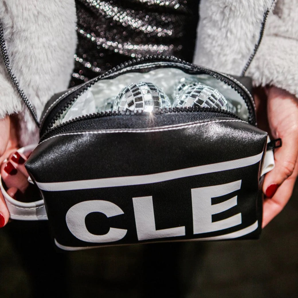 CLE (Cleveland) City Abbreviation Travel Dopp Kit Toiletry Bag