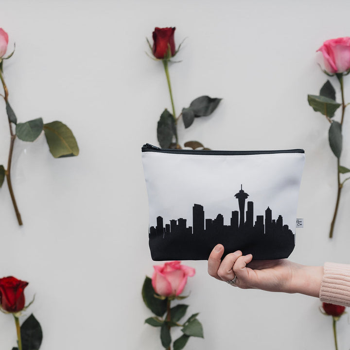 Akron OH Skyline Cosmetic Makeup Bag