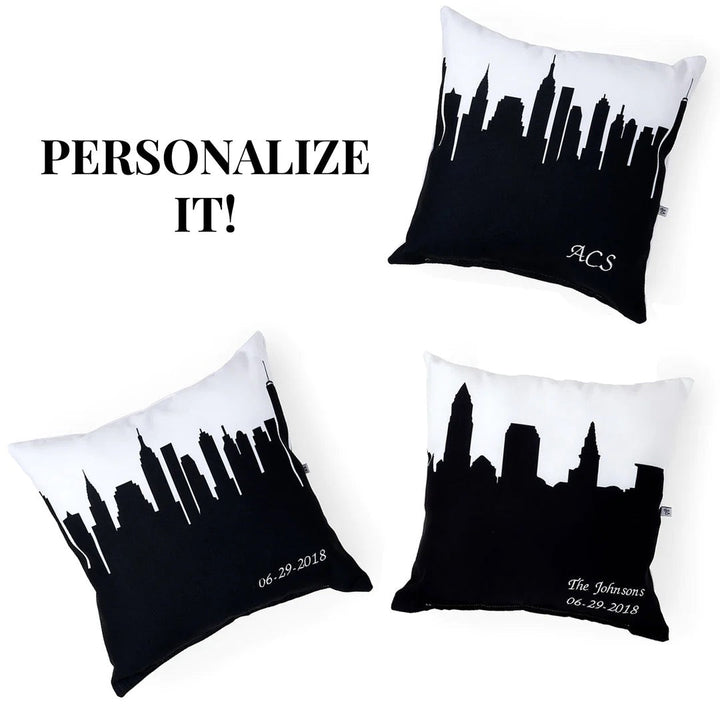 Atlanta GA Skyline Large Throw Pillow