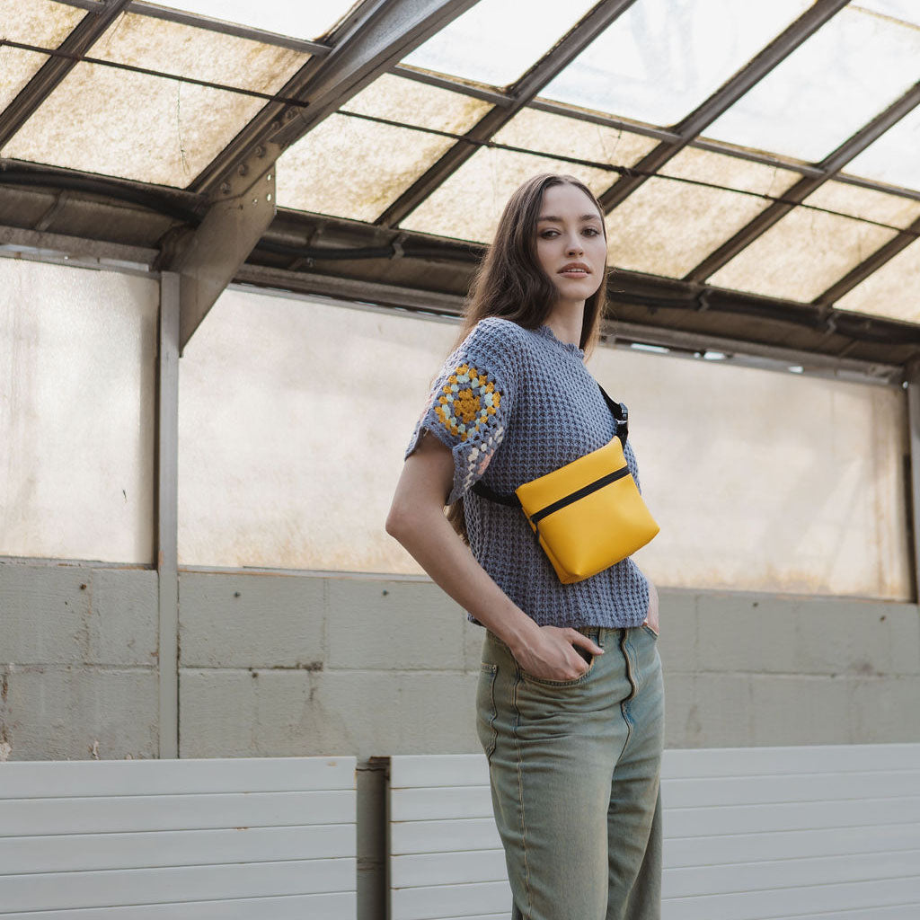 Orange Belt Bag Fanny Pack