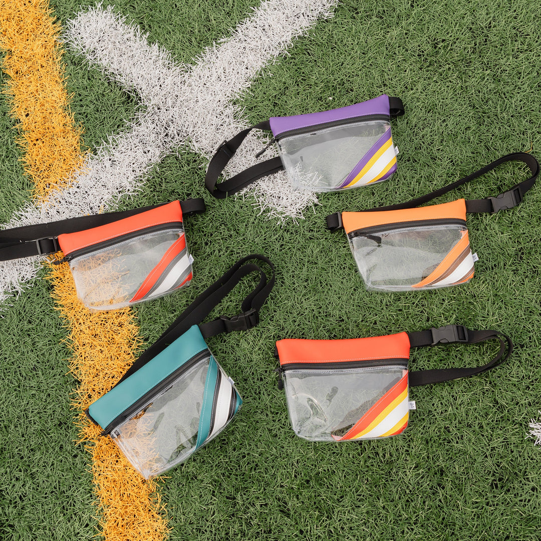 Cincinnati Bengals Clear Stripe Fanny Pack - NFL Approved