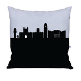 Ann Arbor MI (University of Michigan) Skyline Large Throw Pillow
