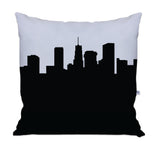 Akron OH Skyline Large Throw Pillow