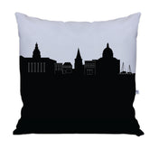 Annapolis MD (United States Naval Academy) Skyline Large Throw Pillow
