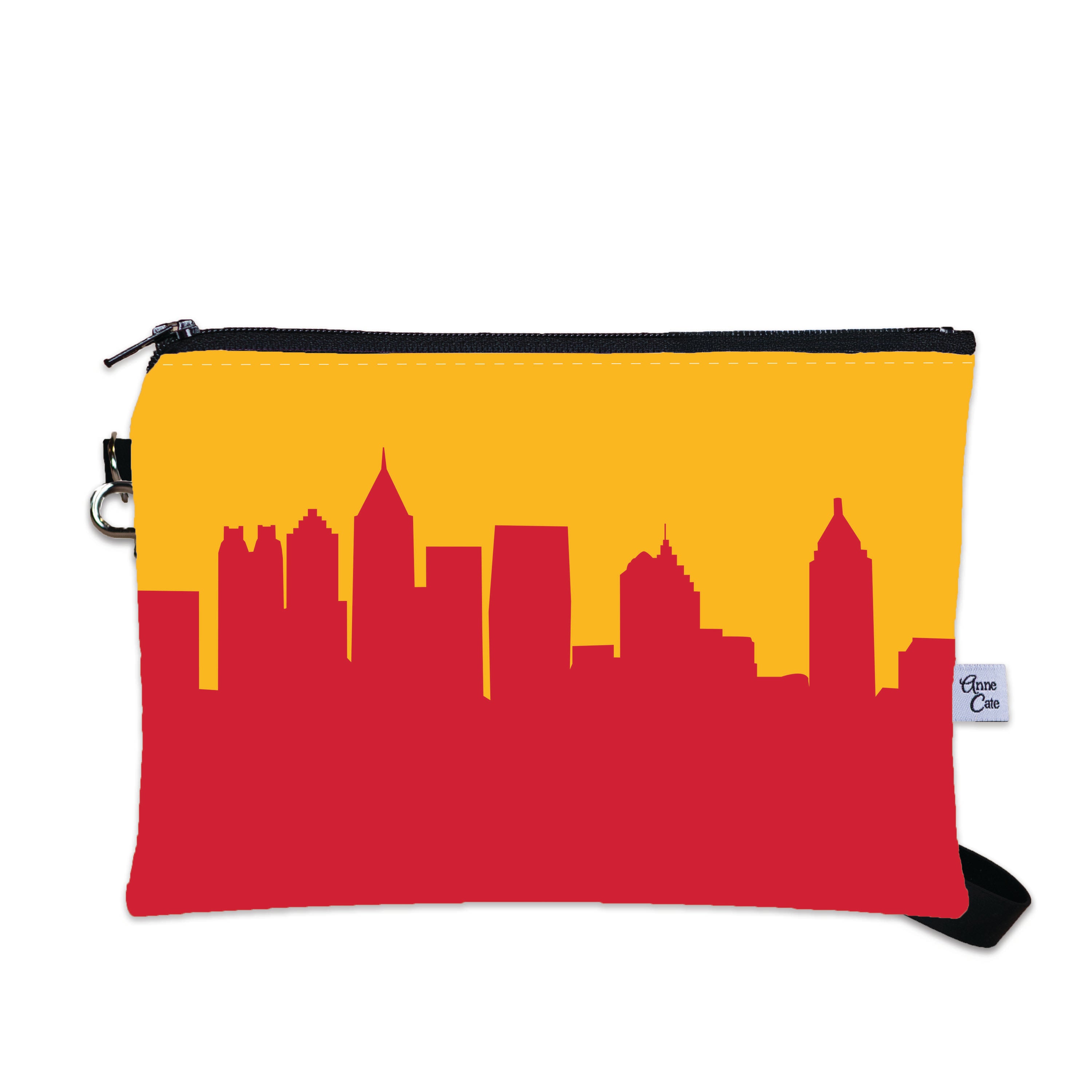 Atlanta Hawks Basketball Arena Skyline Game Day Wristlet