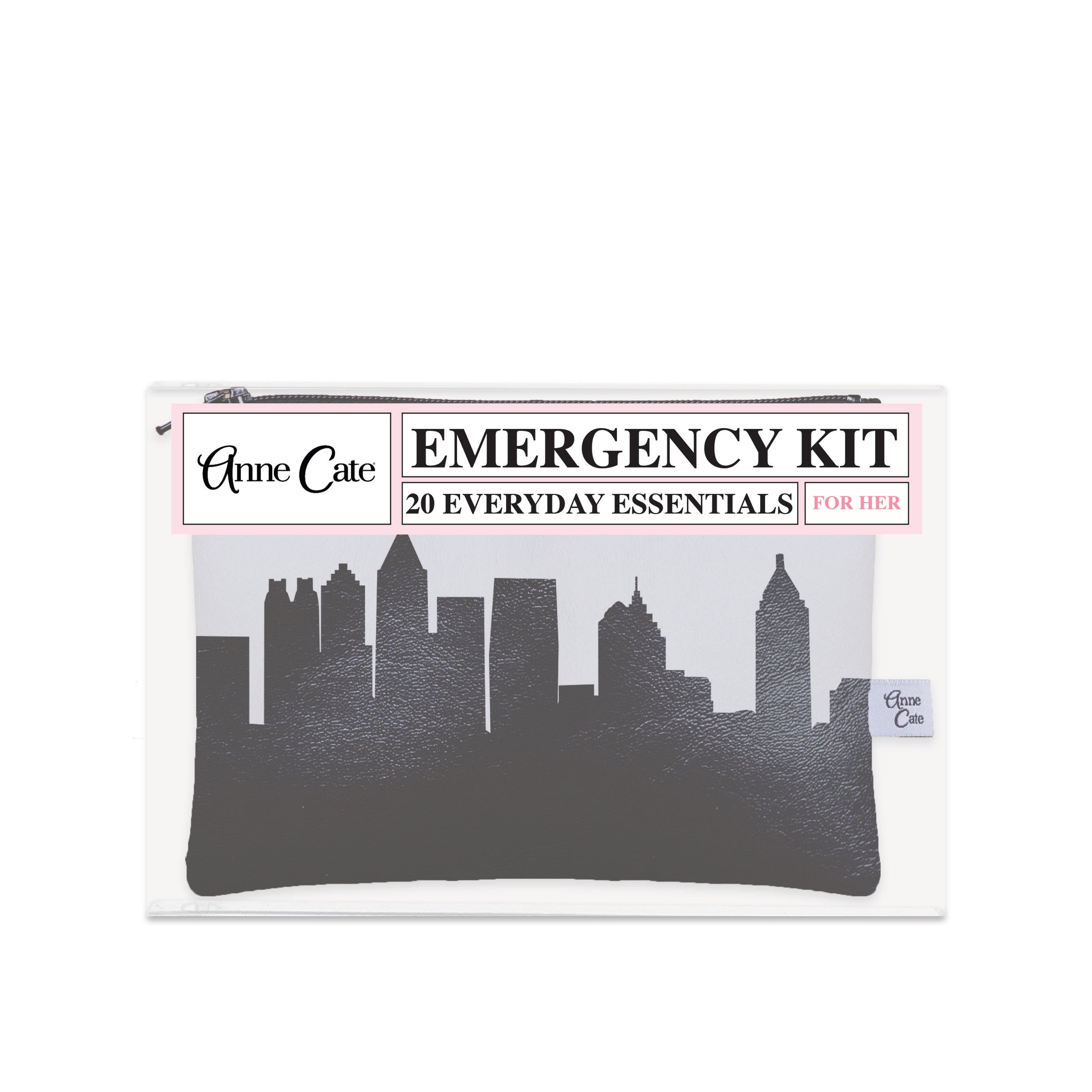 Atlanta GA Skyline Mini Wallet Emergency Kit - For Her