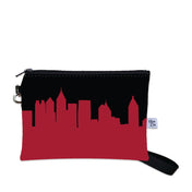 Football Stadium Skyline Game Day Wristlet