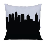 Atlanta GA Skyline Large Throw Pillow