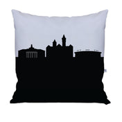 Auburn AL (Auburn University) Skyline Large Throw Pillow