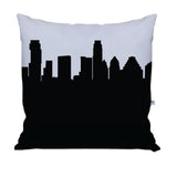 Austin TX Skyline Large Throw Pillow