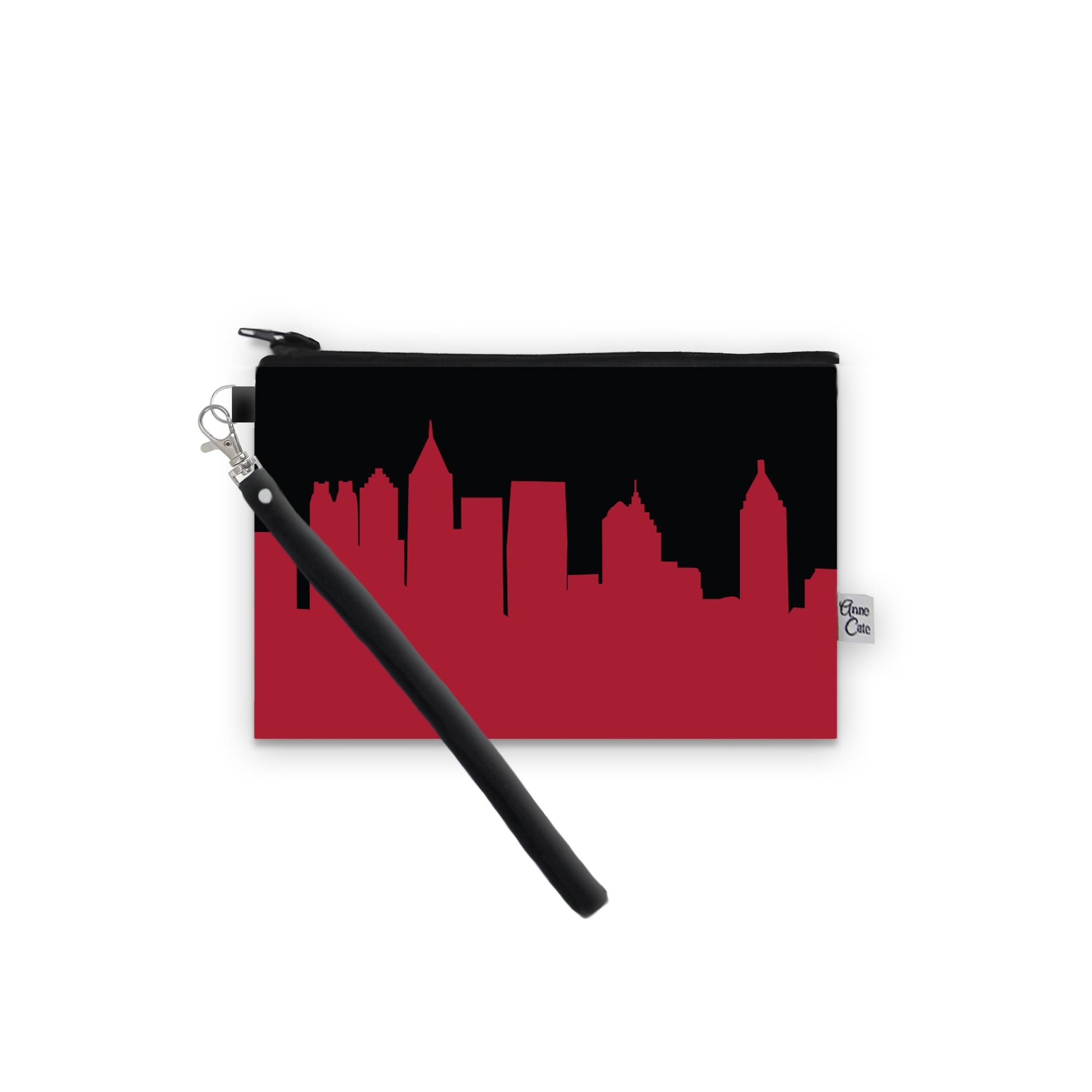 Atlanta Falcons Football Stadium Skyline Game Day Wristlet